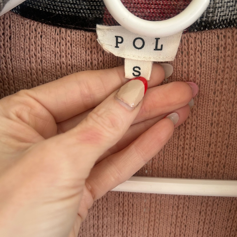 POL Pink, Red and Black Knit Cardigan - Picture 4 of 4